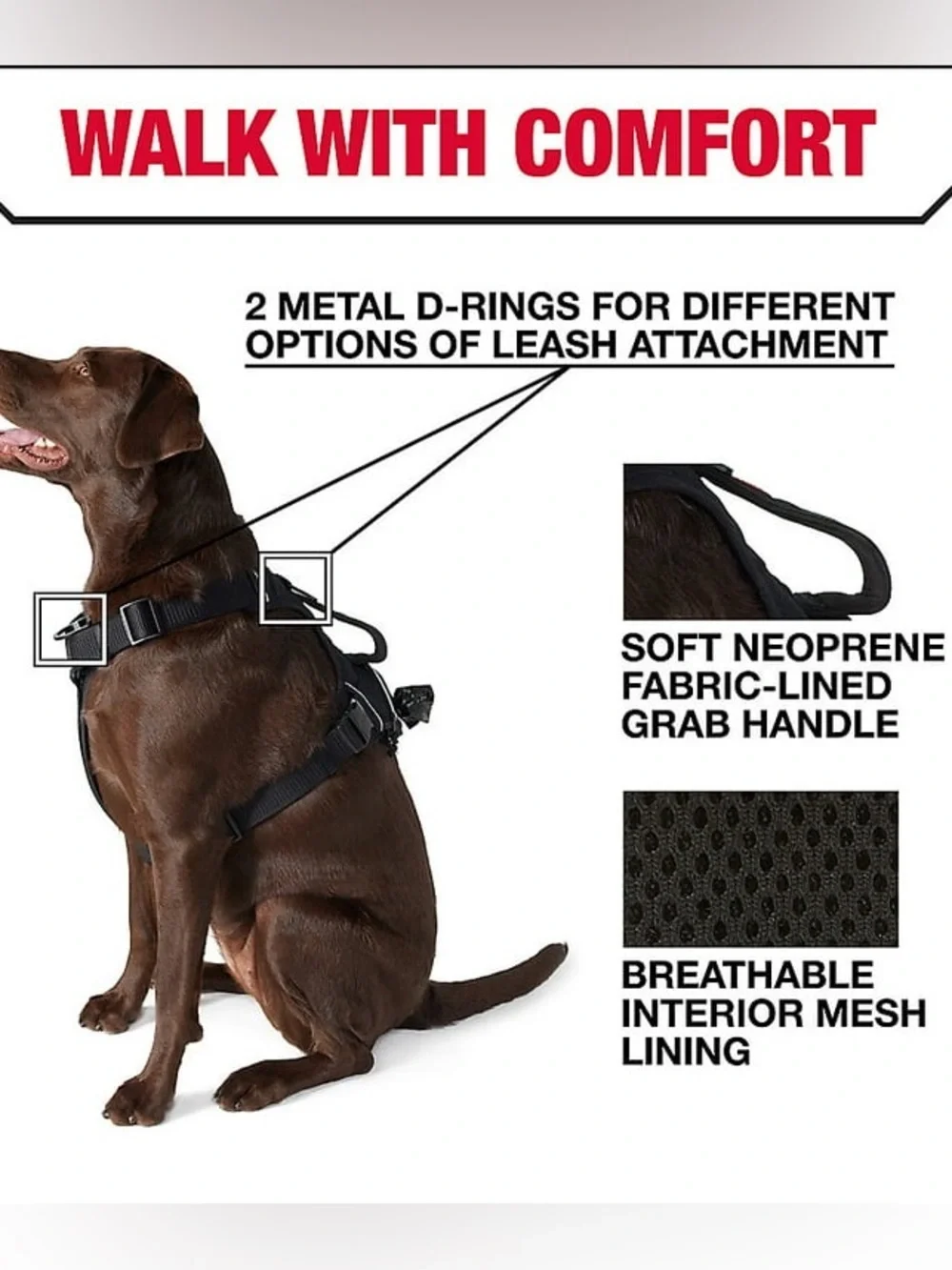 Kong Black Dog Harness